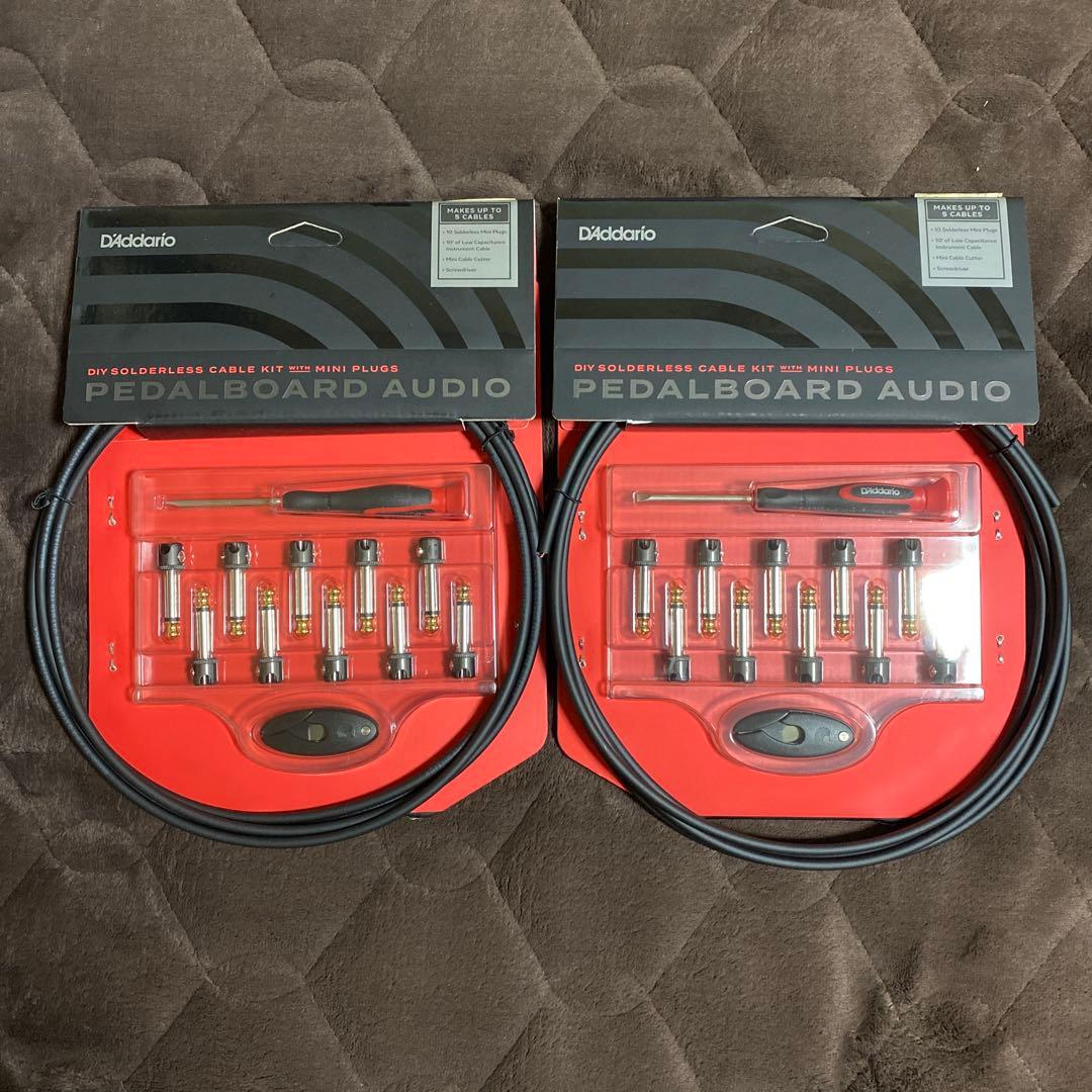 D'Addario ダダリオ ソルダーレス ケーブルキット 2セット D´Addario ダダリオ ソルダーレス ケーブルキット 2セット