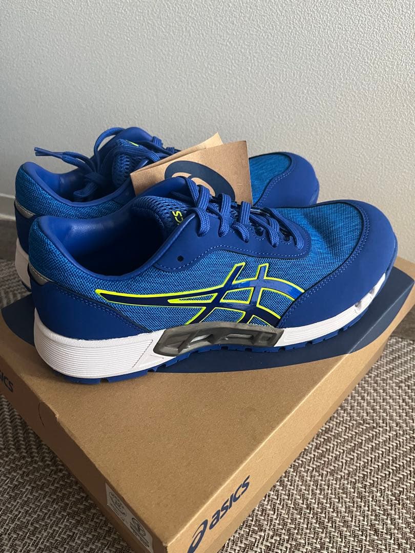 asics 安全靴 25.5cm 青 WINJOB CP212 AC