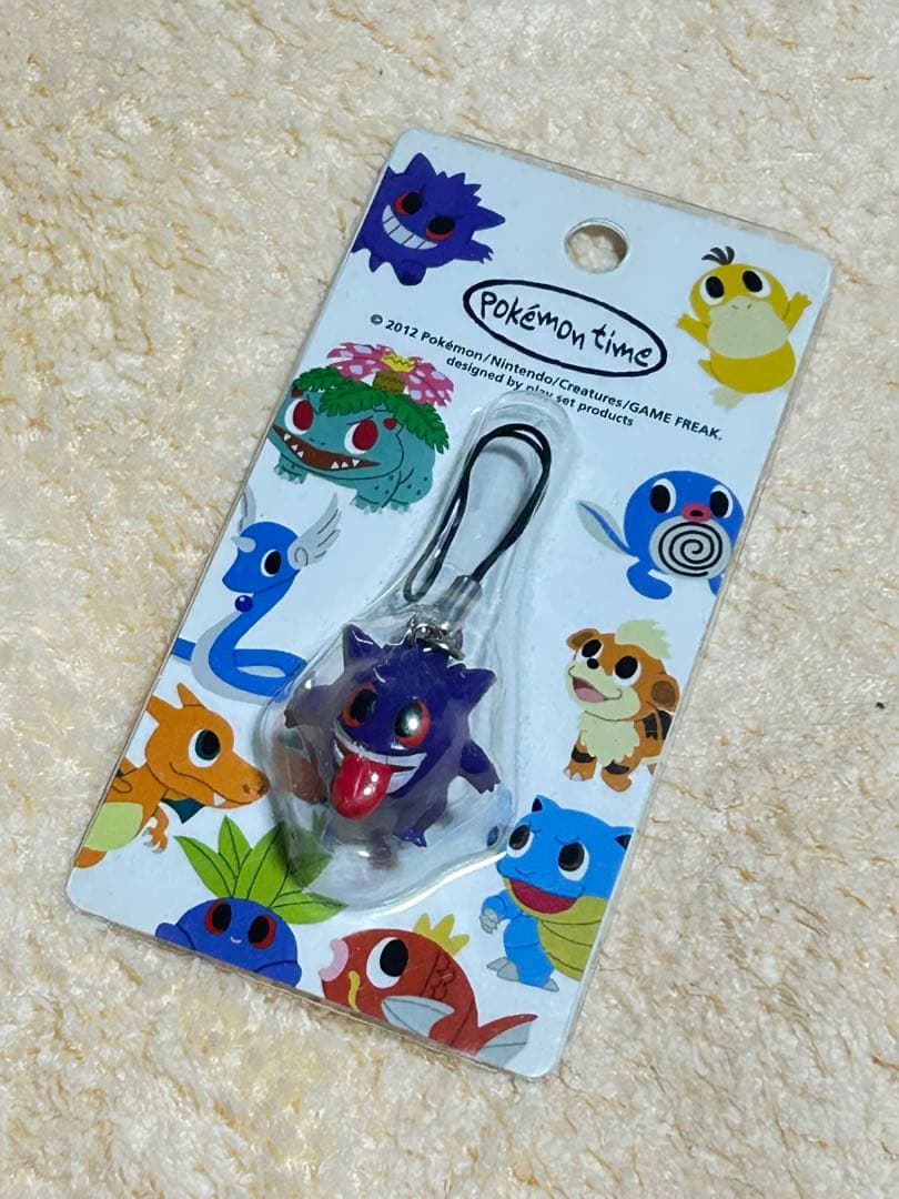 ポケモンタイム　ゲンガー　ストラップ　pokemon time ポケモンセンター pokemon time ポケモンタイム ゲンガー ストラップ チャーム - メルカリ