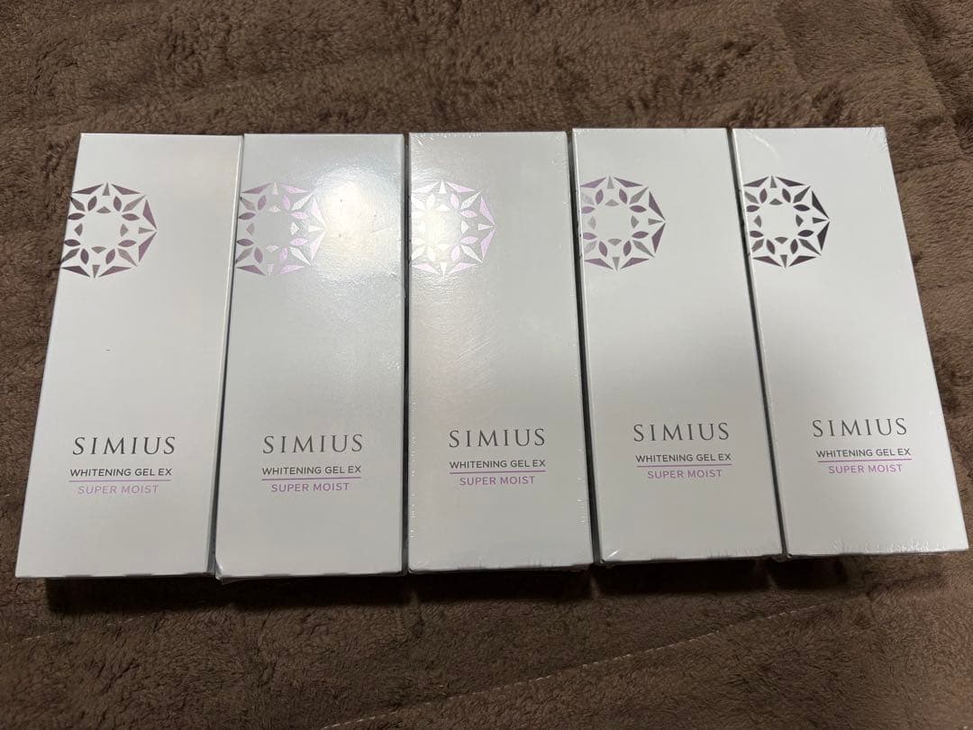 SIMIUS WHITENING GEL EX SUPER MOIST 5個