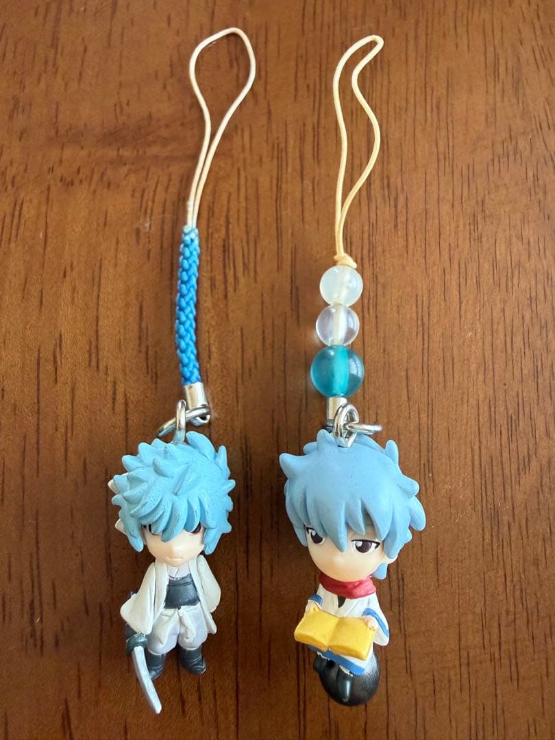 銀魂 坂田銀時 銀さん ストラップ 2種セット - メルカリ