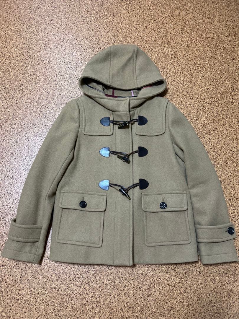 BLUE LABEL CRESTBRIDGE ダッフルコート 40サイズ ブルーレーベル・クレストブリッジ BLUE LABEL CRESTBRIDGE ツイル