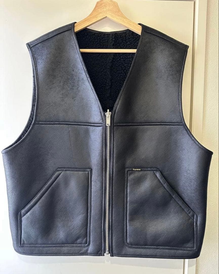 トップス supreme Reversible Faux Shearling Vest