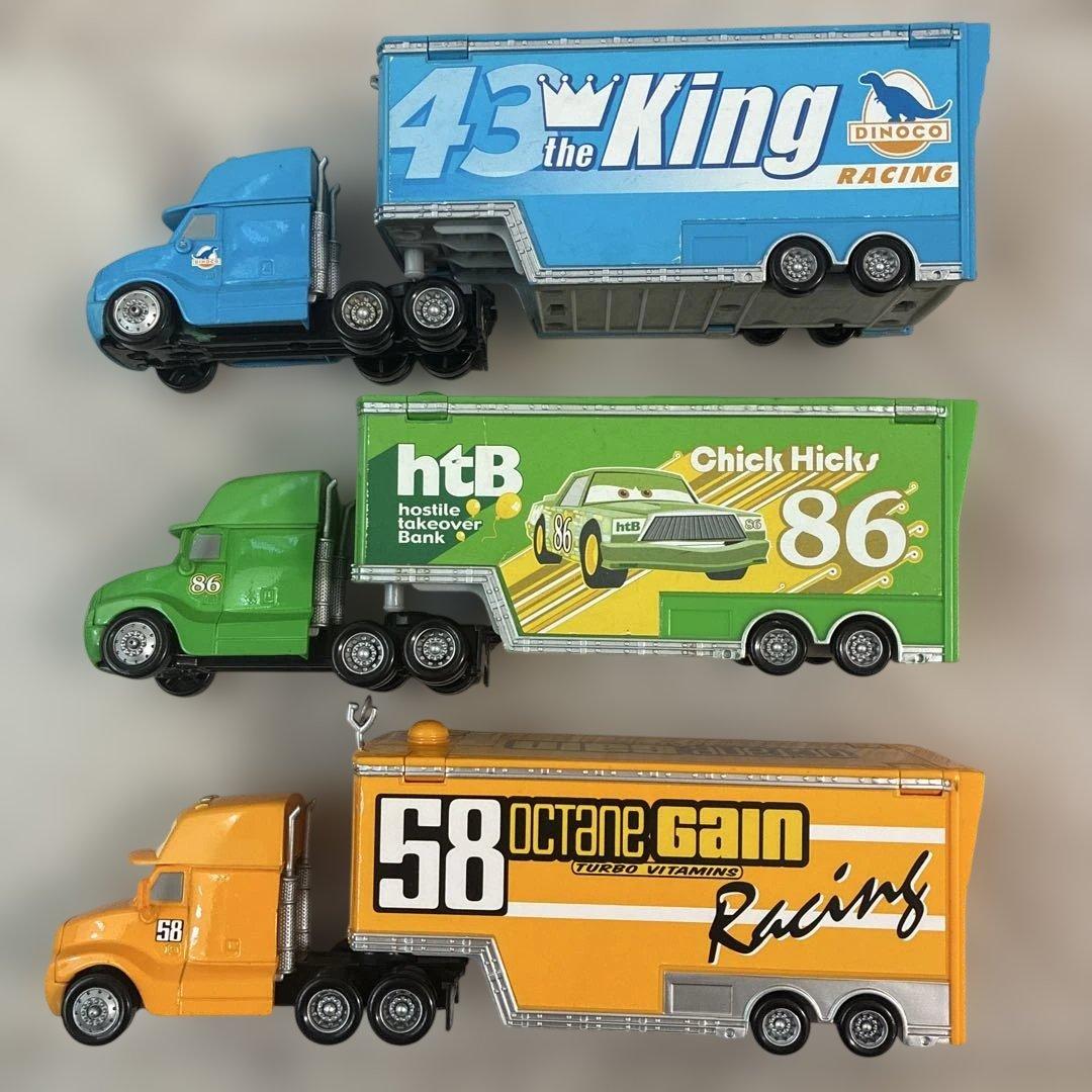 マテル カーズ ハウラー 3台セットトラック ミニカー チック キング 正規品