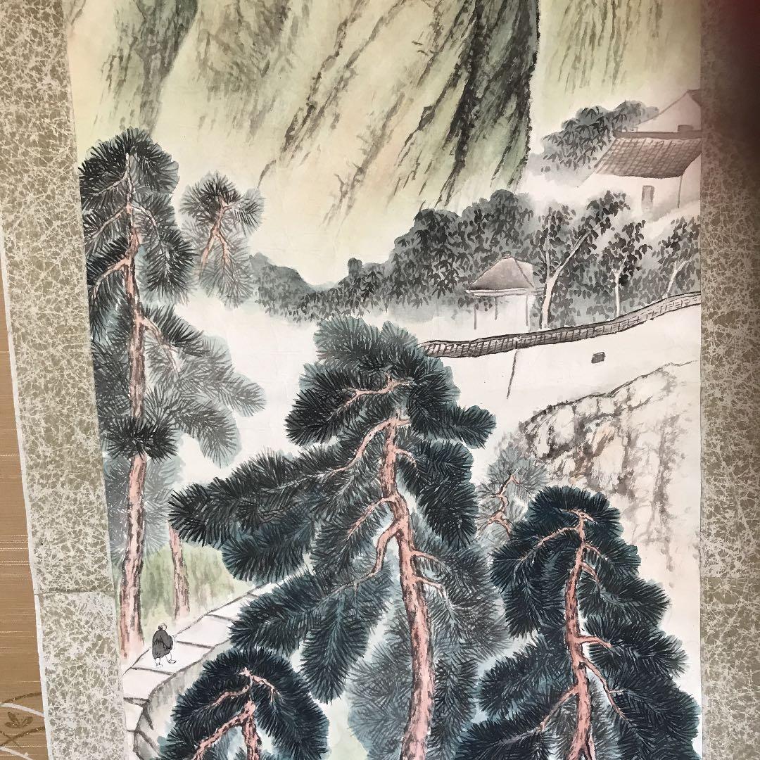 値下げ 掛け軸 日本画 南画 関雪？読めません 値下げ - メルカリ