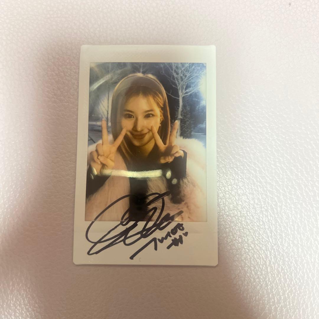 TWICE サナ　ドーナッツ　チェキ　タワレコ　直筆