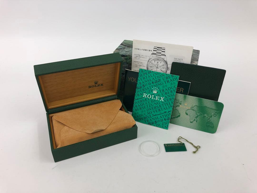 Y*K様 ロレックス　空き箱　外箱　内箱　小冊子　カードケース　カレンダー　グリ
