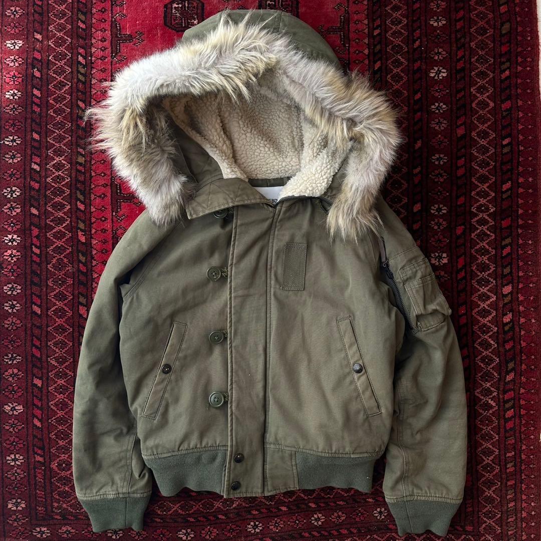 beamsboy n2b 短丈 フライトジャケット y2k ファー付き