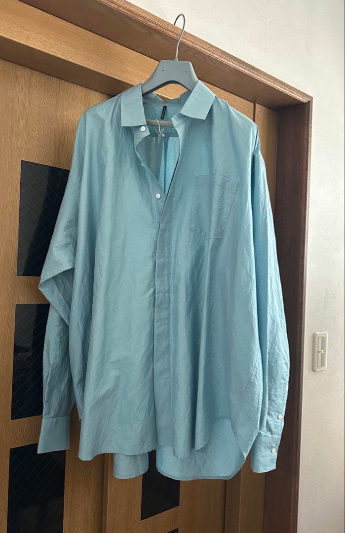 Native village オーバーシャツ ブルー