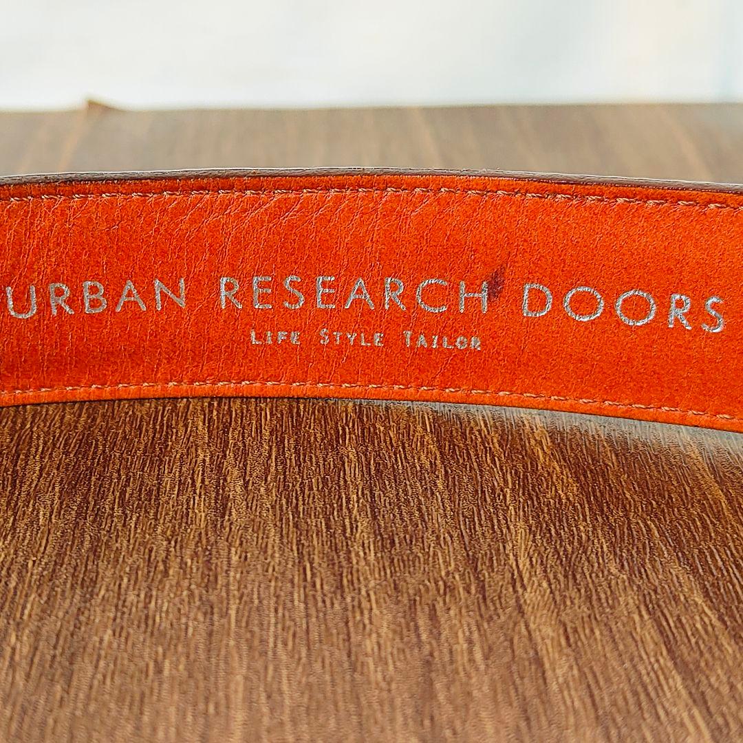 極艶極上品】アーバンリサーチ 高級ドレスベルト バーガンディ馬革