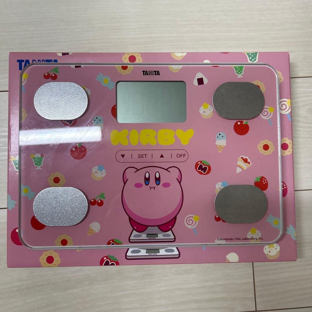 星のカービィ TANITA 体組成計 体重計