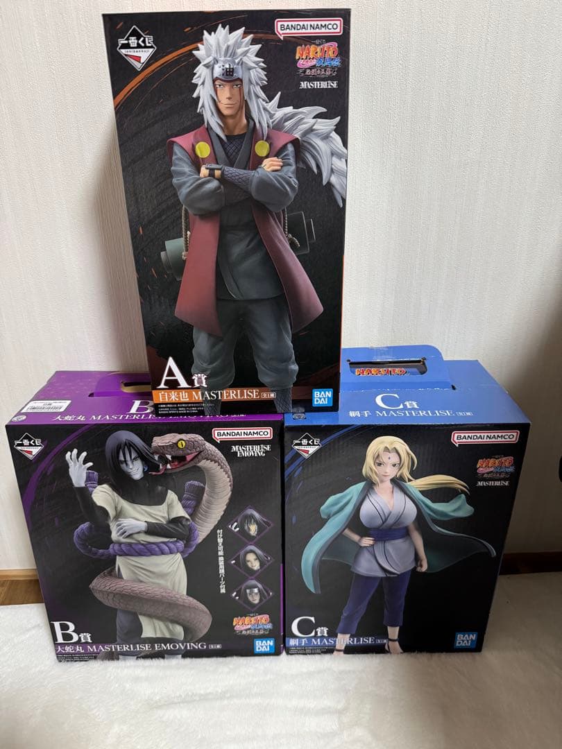一番くじNARUTO疾風伝　A賞　B賞　C賞　セット　開封済み 一番くじ NARUTO-ナルト- 疾風伝 輪廻の嘆きと平和の懸け橋｜一番くじ