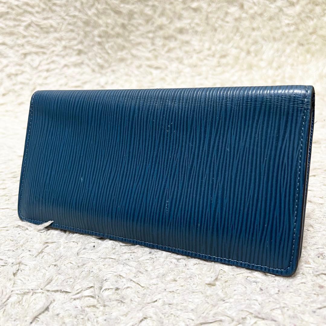箱付/良品】ルイヴィトン 長財布 ポルトフォイユ ブラザ エピ レザー