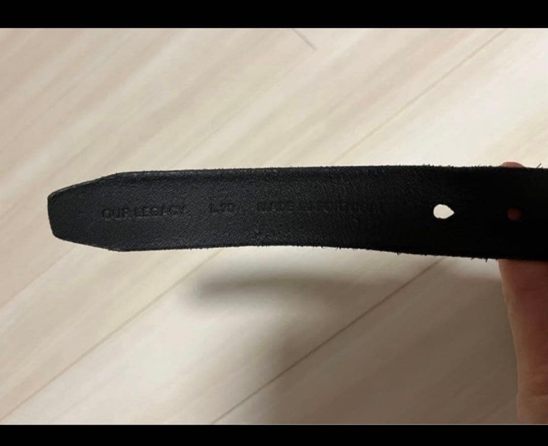 早い者勝ち］OUR LEGACY スタッズレザーベルト 70 - メルカリ