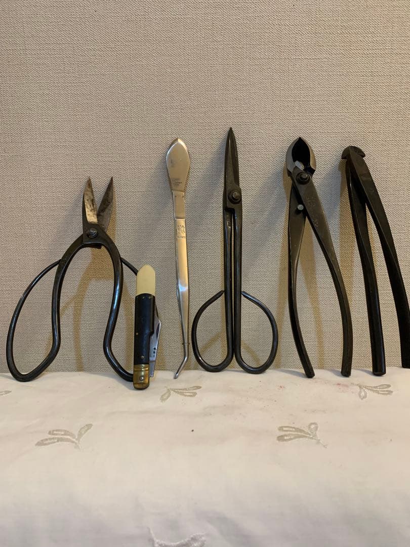 高級盆栽道具セット　6種類　ケース付き！　中古 高級盆栽道具セット 6種類 ケース付き！ 中古 - メルカリ