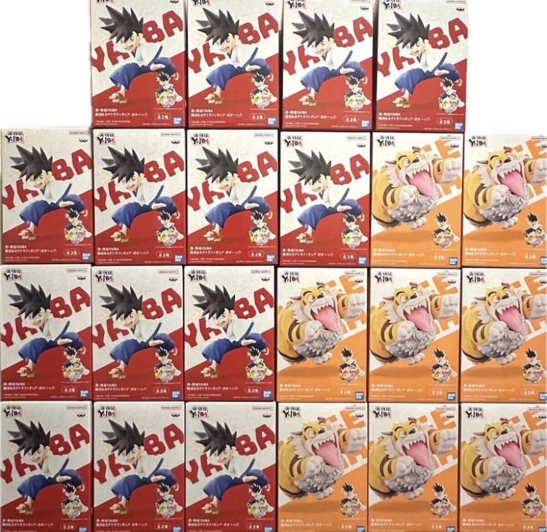 真・侍伝YAIBA 鉄刃＆カゲトラ フィギュア ガオ～ 22個セット まとめ売り