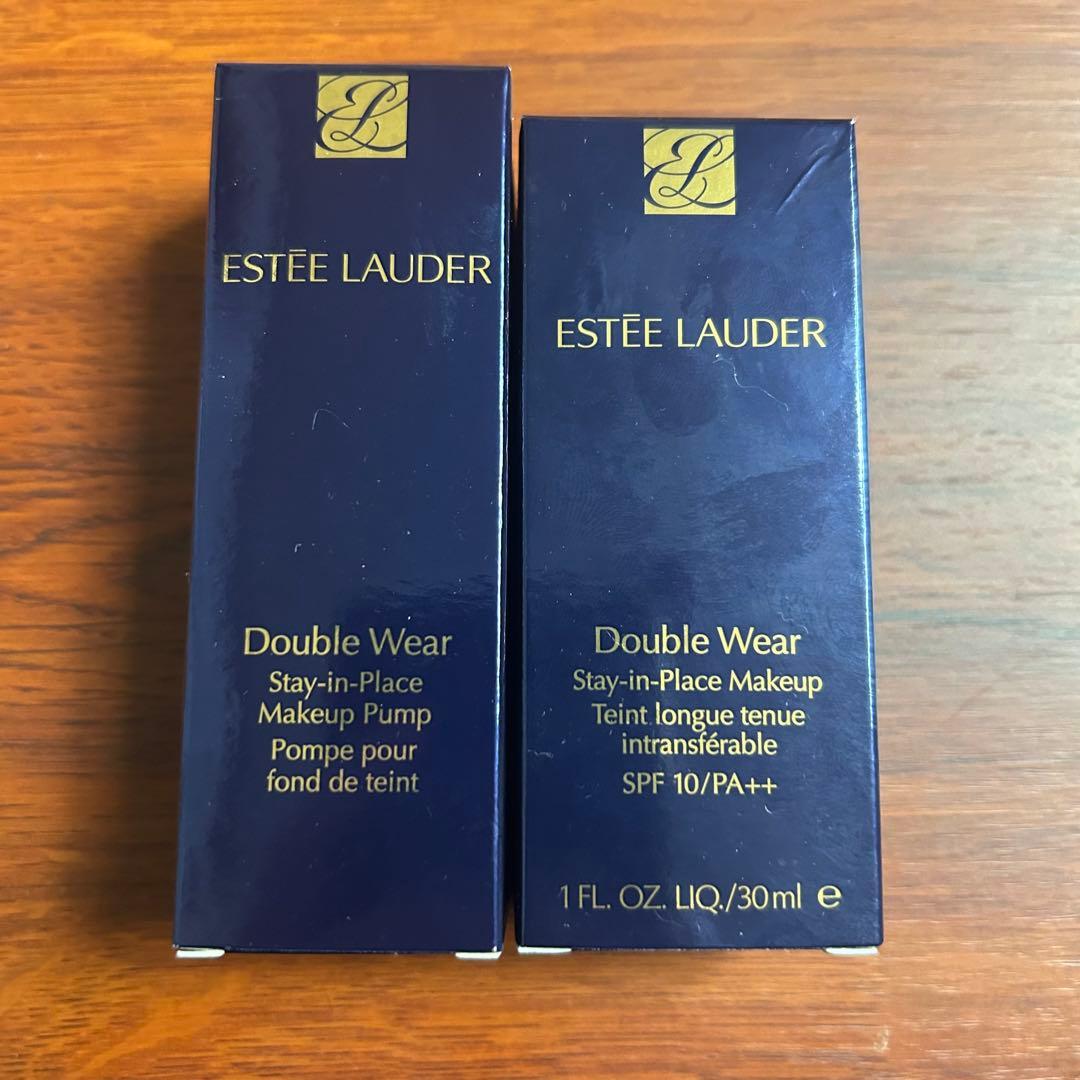 バラ売り可！エスティーローダー ダブルウェアファンデーション&ポンプ