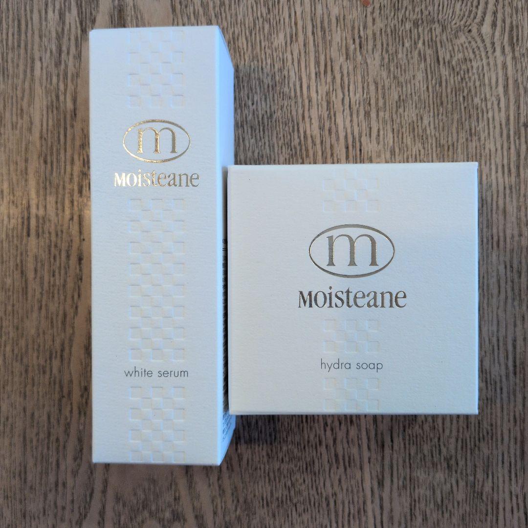 Moisteane 　モイスティーヌ　ホワイトセラム & ヒドラソープ セット