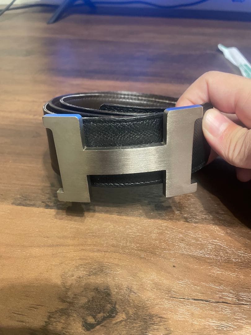 エルメス　H型バックル ベルト