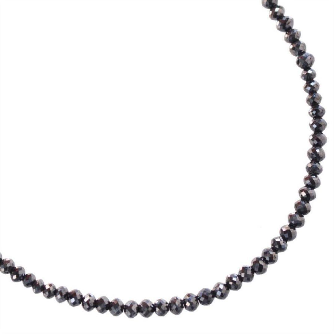 ptコーティングブラックダイヤモンドネックレス ダイヤモンド入りブラックダイヤモンドのゴールドペンダント 品番8724