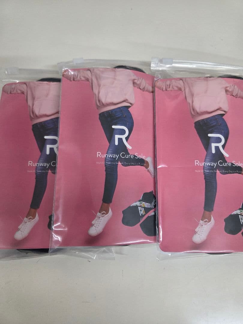 Runway Cure Sole 着圧ソックス Lサイズ 3個セット