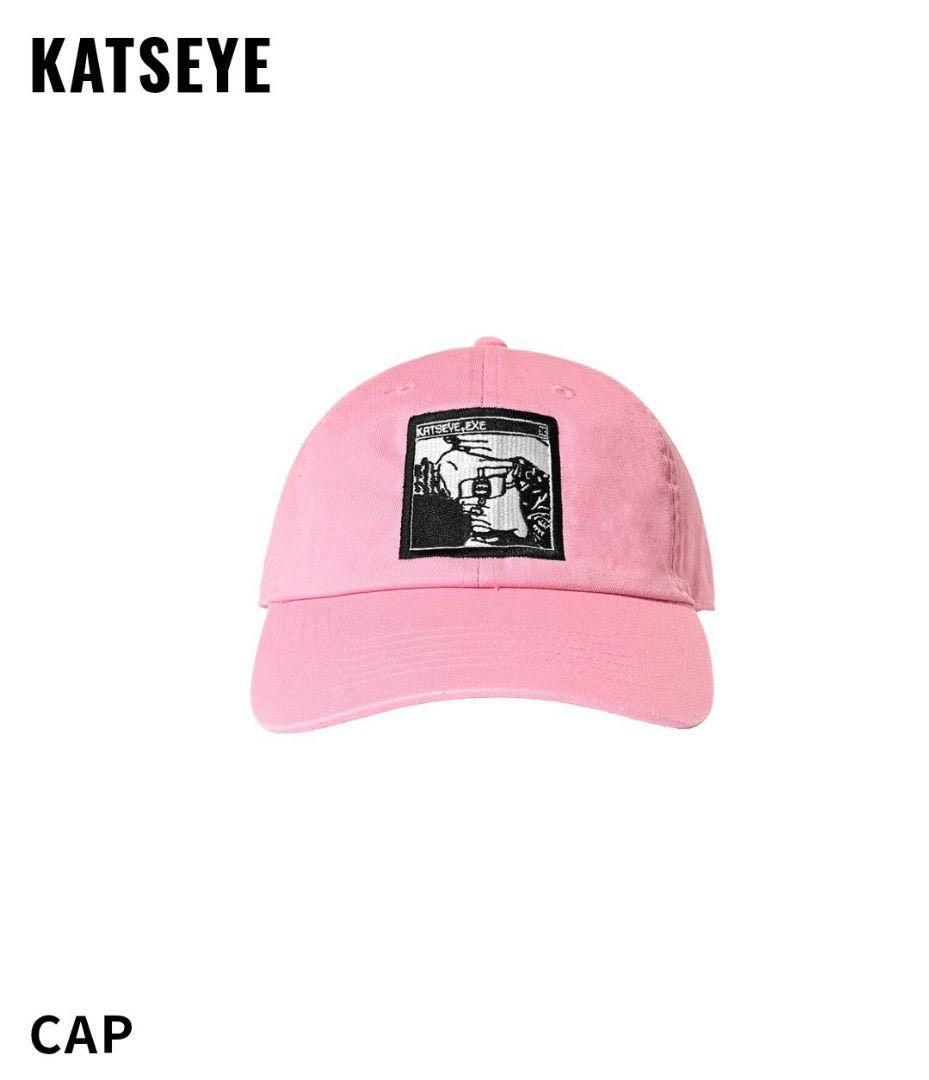 KATSEYE ピンク キャップ