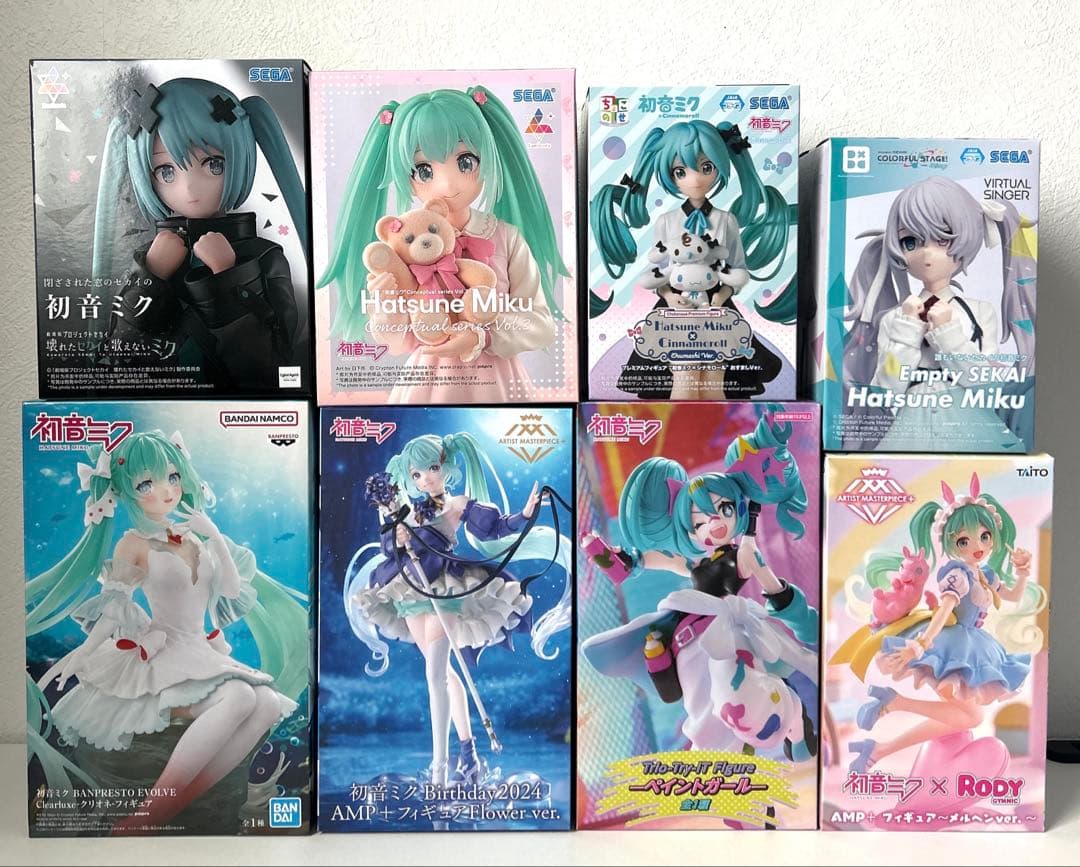 初音ミク　フィギュア　まとめ売り　Luminasta シナモロール　AMP