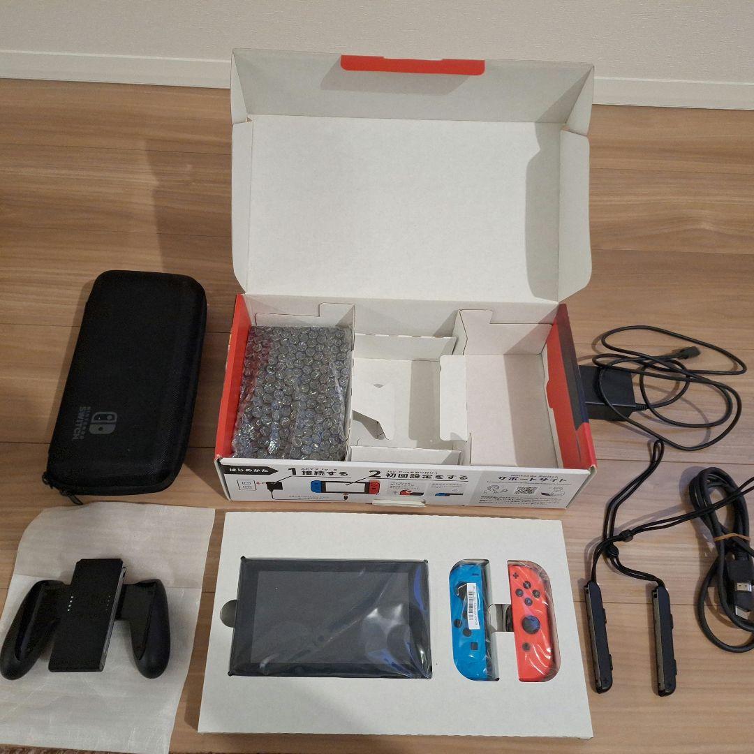 Nintendo Switch ネオンブルー/ネオンレッド 本体+ケースセット