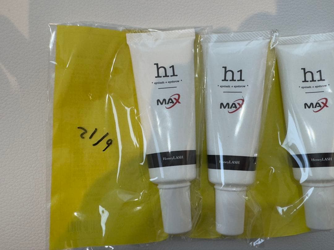 h1max まつげパーマ/セッティングクリーム3本 HoneyLASH】h1T ファーストクリーム & h2セカンドクリームの通販