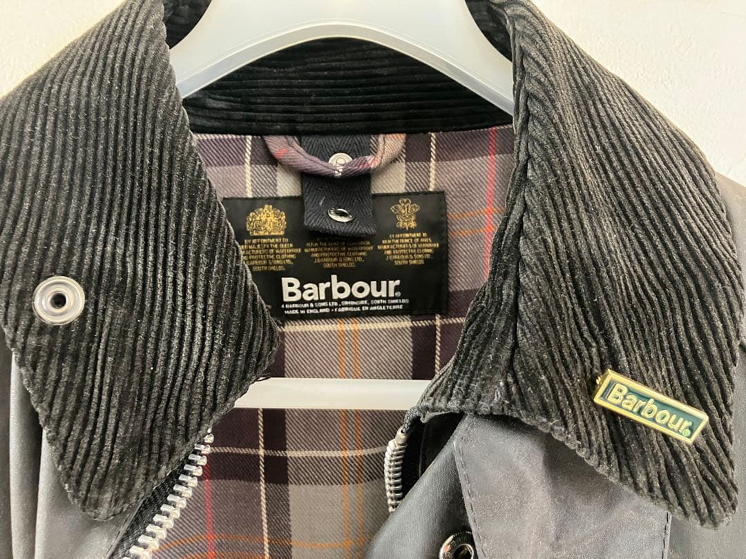 Barbour バブアーBEDALE SLビデイル 38 ブラック希少3ワラント