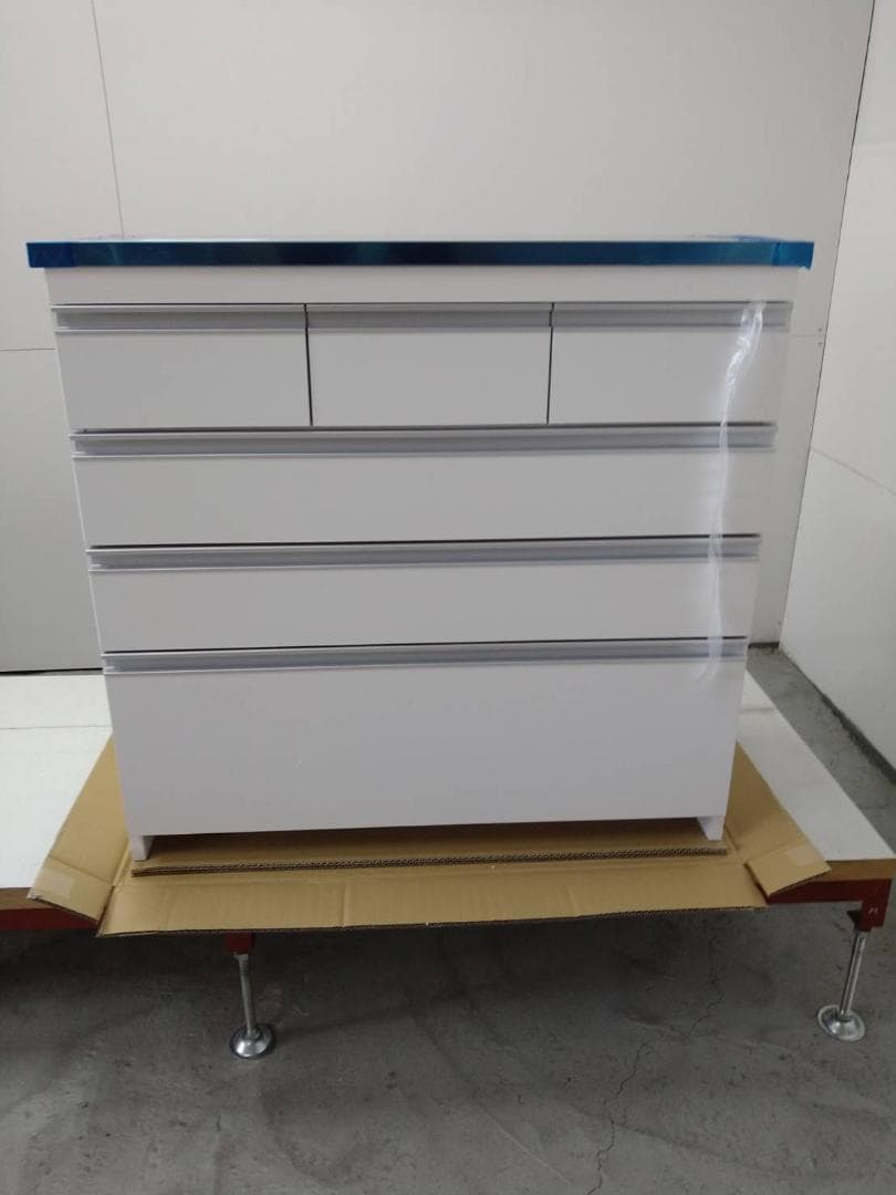 6115 ステンレスカウンター幅90 KK-90　ホワイト