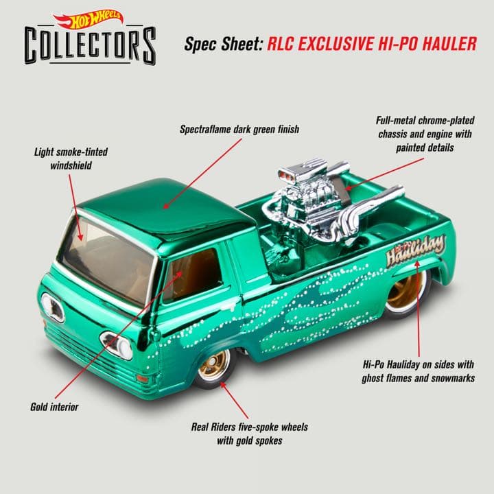 ホットウィール RLC限定 HI-PO HAULER ガスモンキー エコノライン