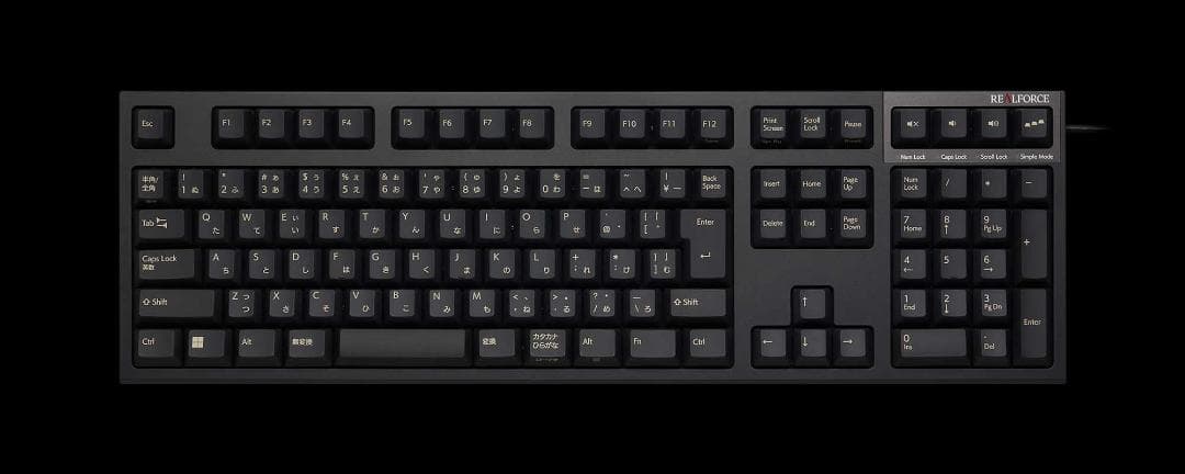 【新品】REALFORCE R3SA12 ブラックキーボード