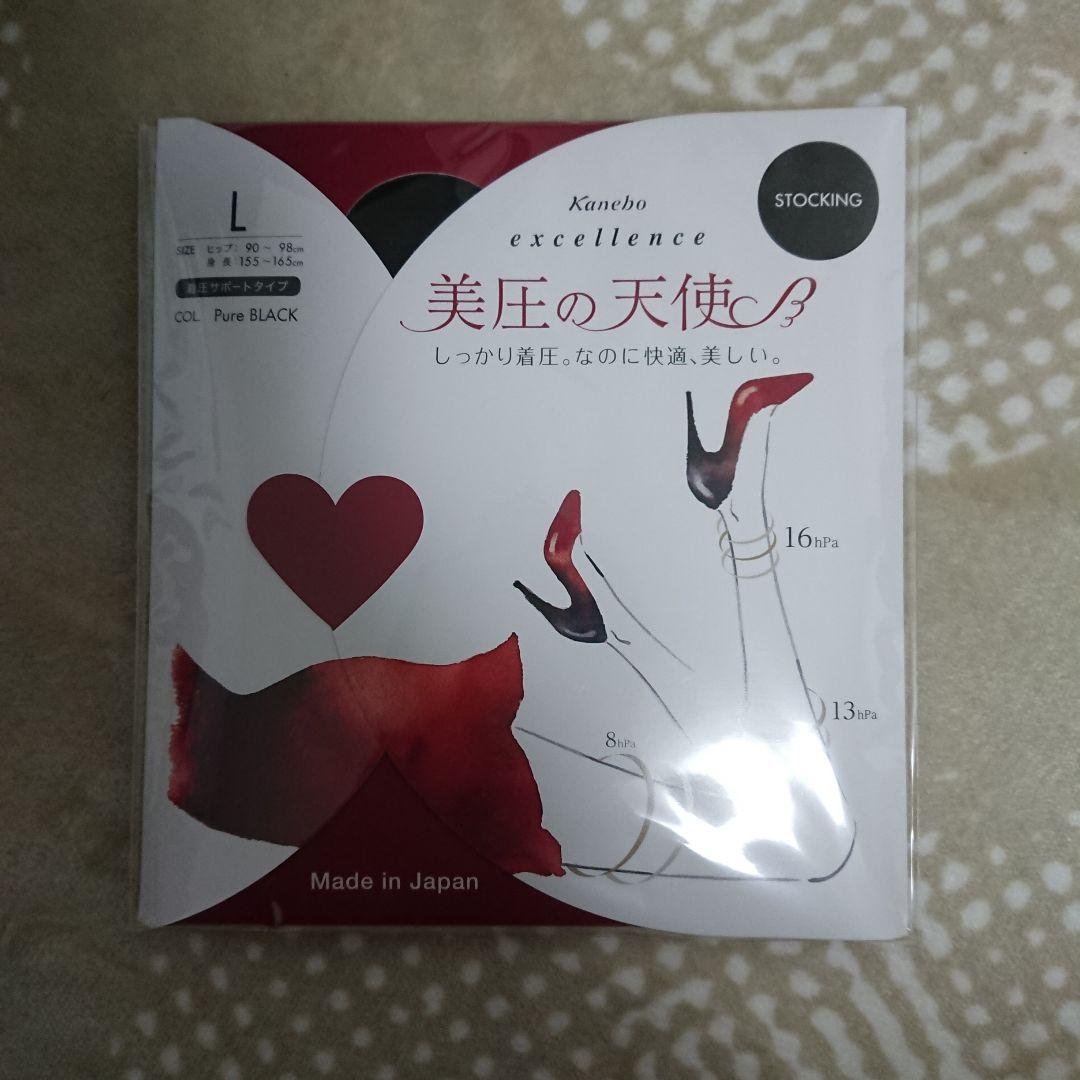 Kanebo 美脚ストッキング Lサイズ 黒 10足
