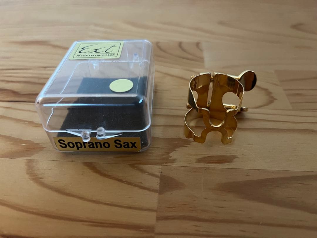 ハリソン GP ソプラノサックス用 ハリソン / ソプラノサックス用リガチャー（ラバー用） / 金メッキ（GP