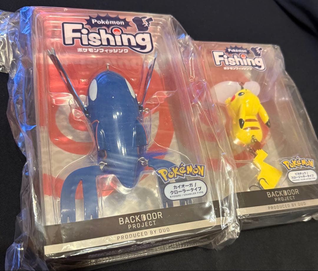 新品未使用DUOポケモンフィッシング カイオーガ ピカチュウ セット ポケモンフィッシング』コダックルアーが8月末発売。Web販売のみだった