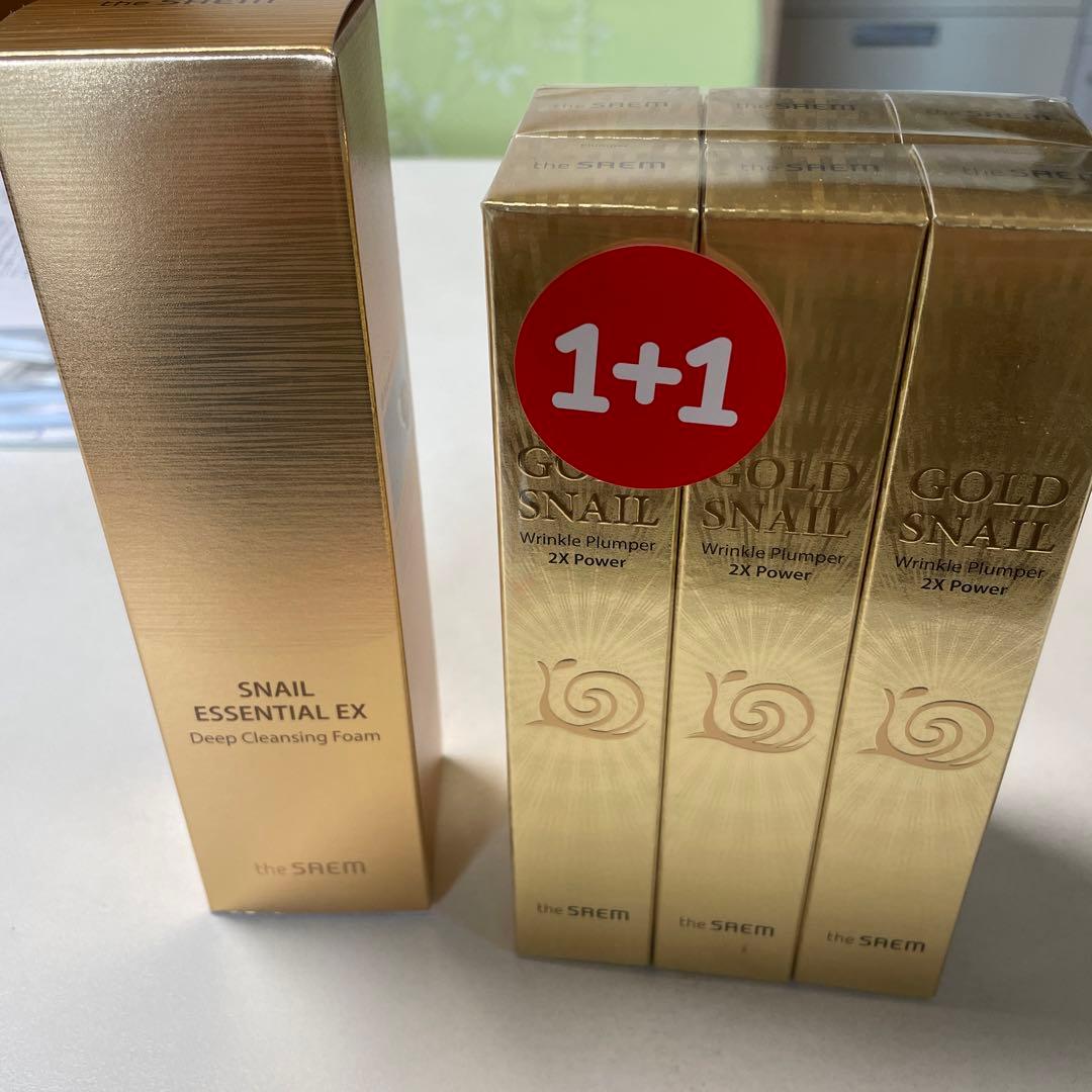 クレンジング・メイク落とし the SAEM Gold Snail Wrinkle Plumper