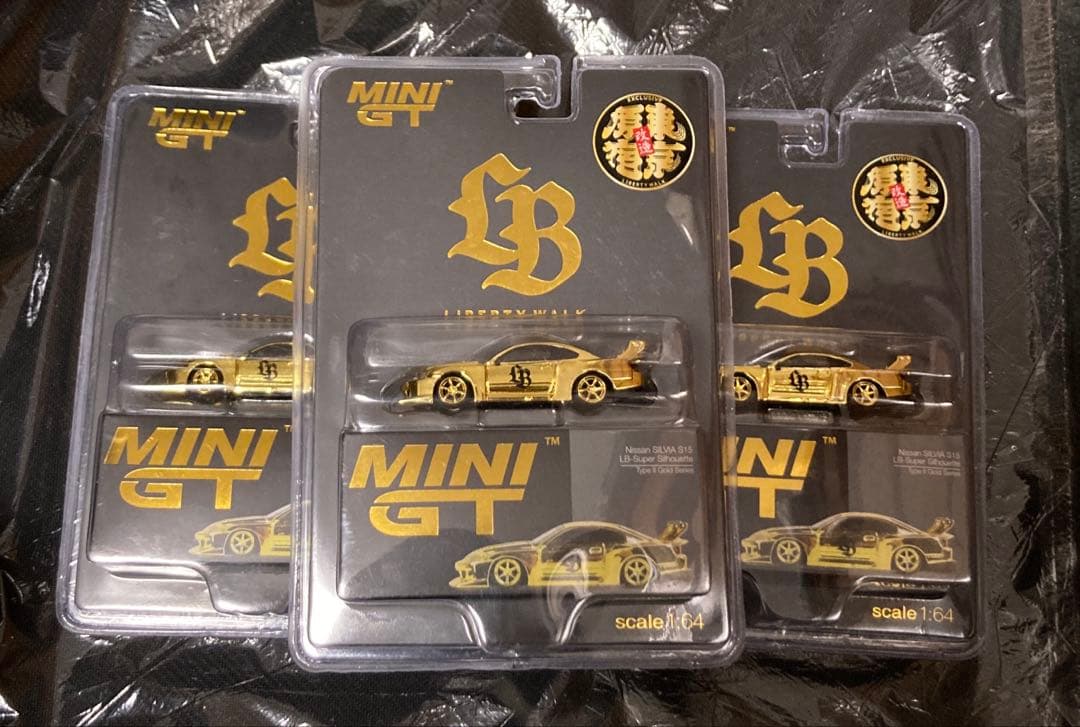 3台セット！MINI GT リバティーウォーク 日産 S15 原宿限定