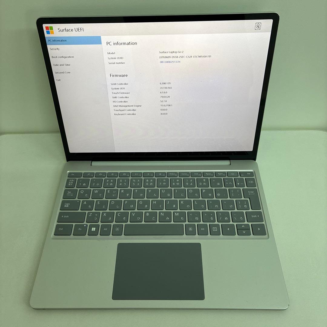 ジャンク Surface Laptop Go 2