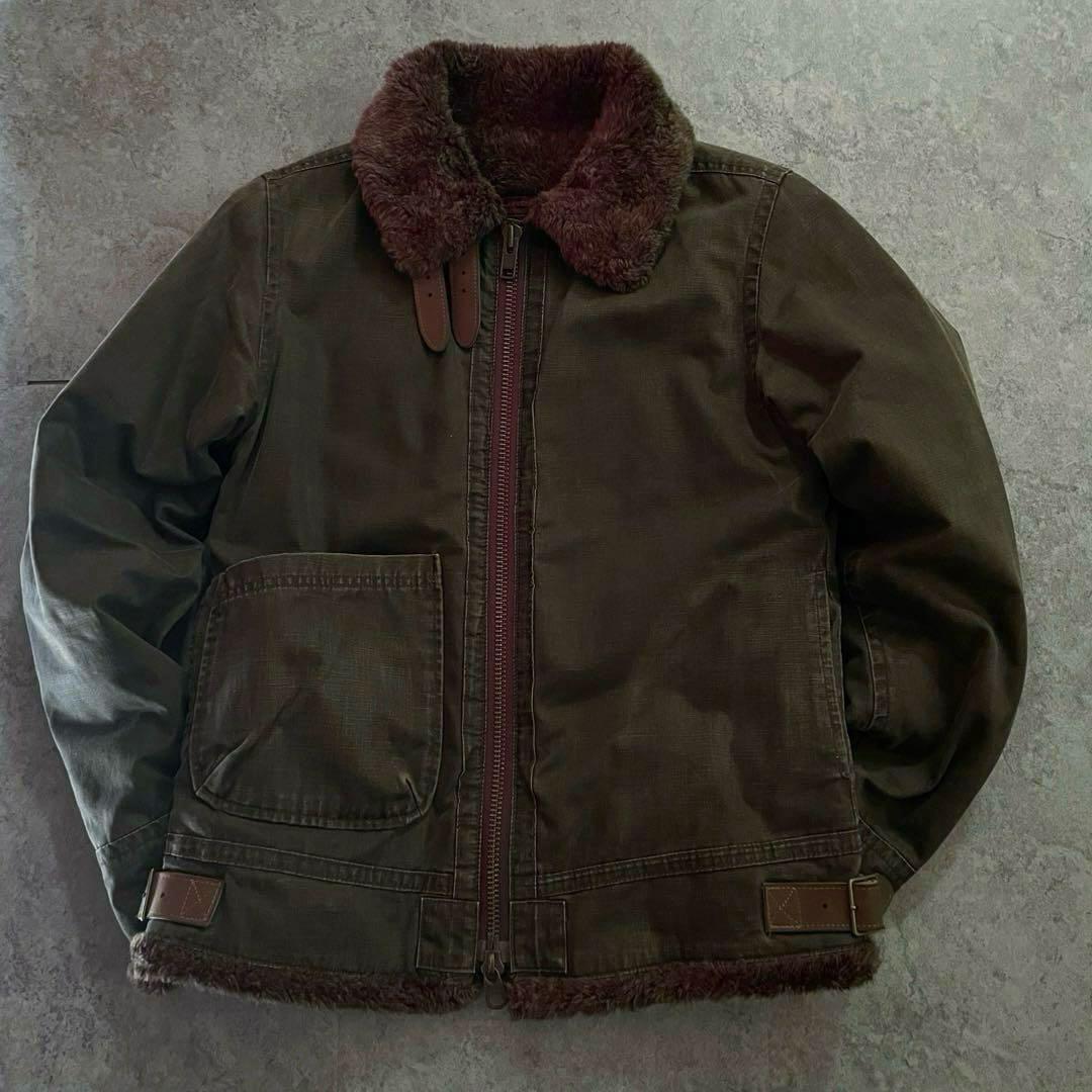 【M】ジョンブル ♡ N-1 ボア ミリタリージャケット 短丈 Y2K B-3