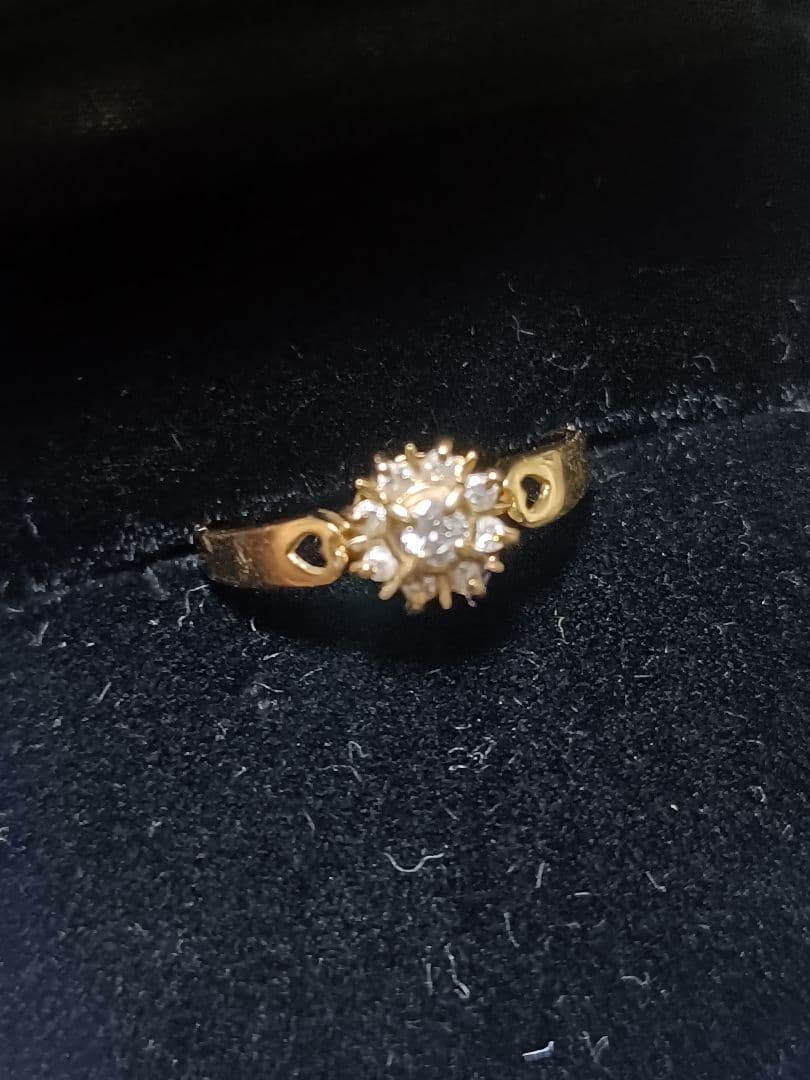 K18 ダイヤモンド　リング