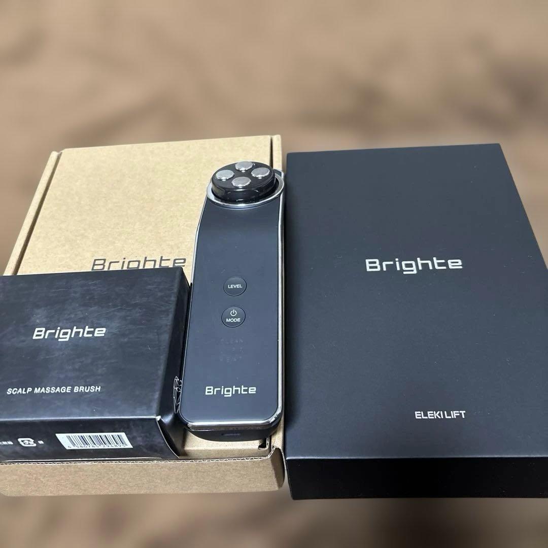 3回のみ使用　Brighte ELEKILIFT スカルプマッサージブラシ付き