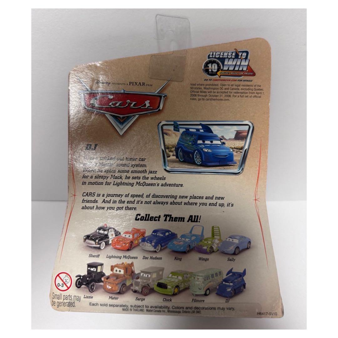 新品】【未使用】カーズ DJ 砂漠カード初期 エラー版 ミニカー 希少