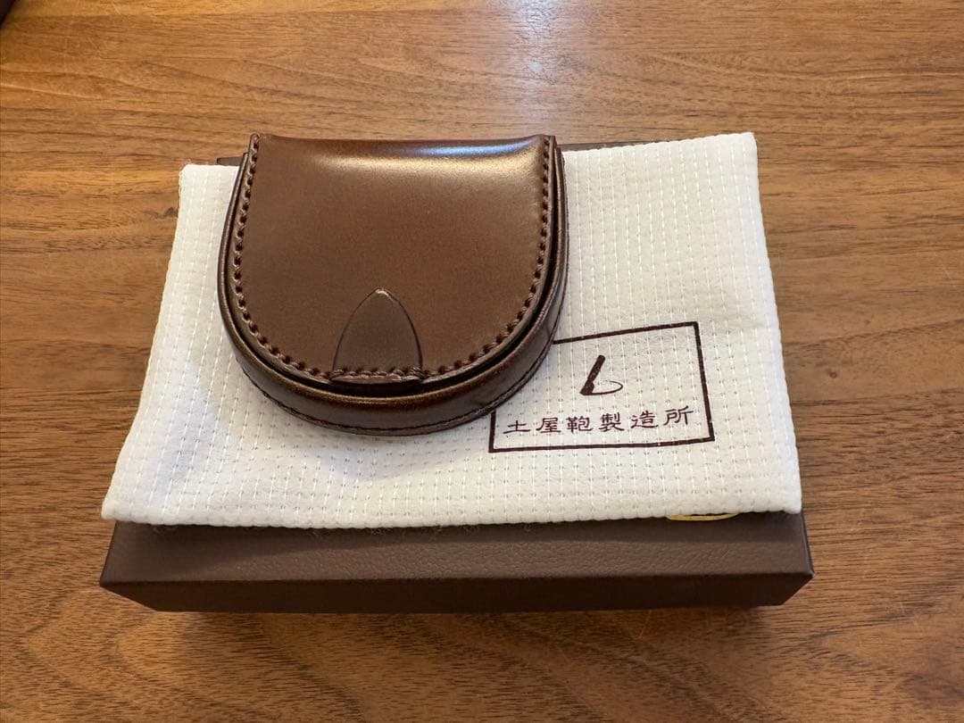 土屋鞄 TSUCHIYA KABAN コードバン 小銭入れ ブラウン【未使用】