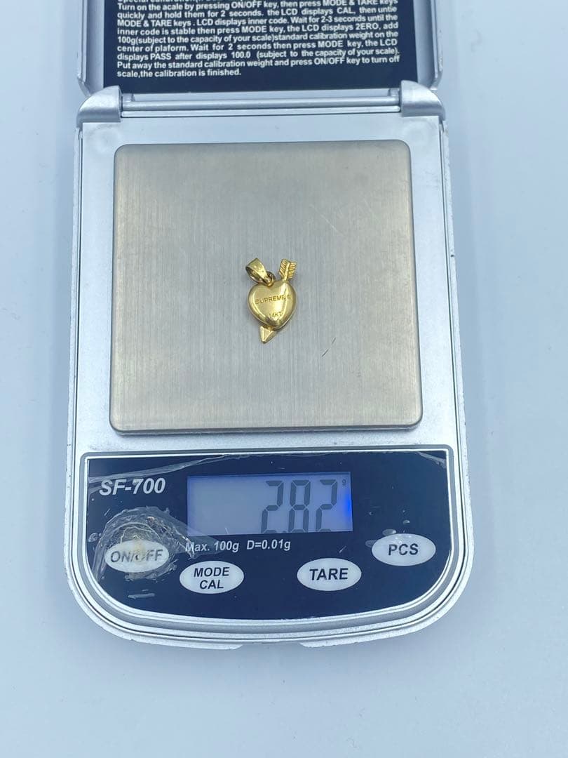 最終値下げ！SUPREME シュプリーム14KT ゴールド アロー ペンダント