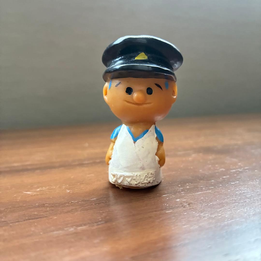 【当時物】福正宗 フクちゃん　指人形 フクマサムネ ソフビ　アンティーク