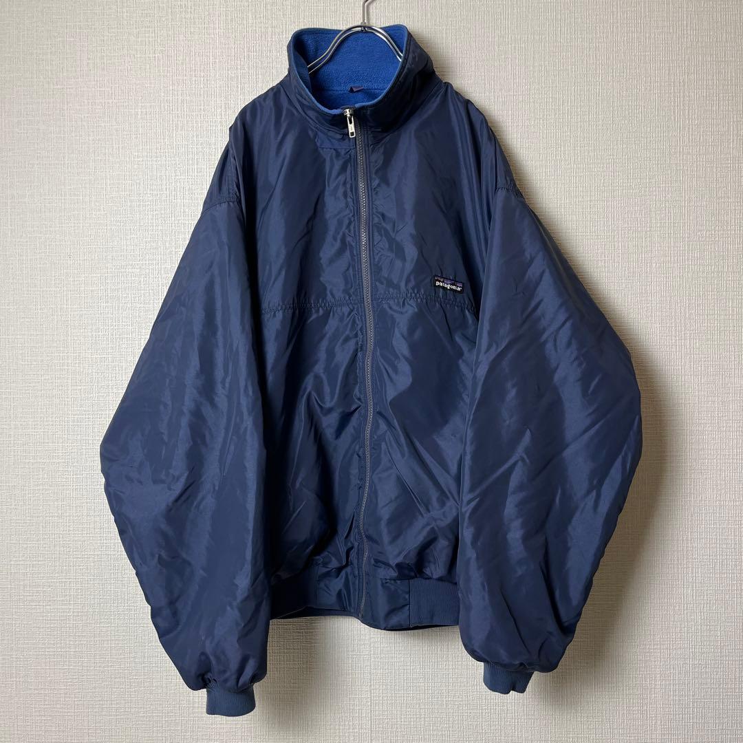 90s パタゴニア 雪無しタグ シェルドキャプリーンジャケット XL