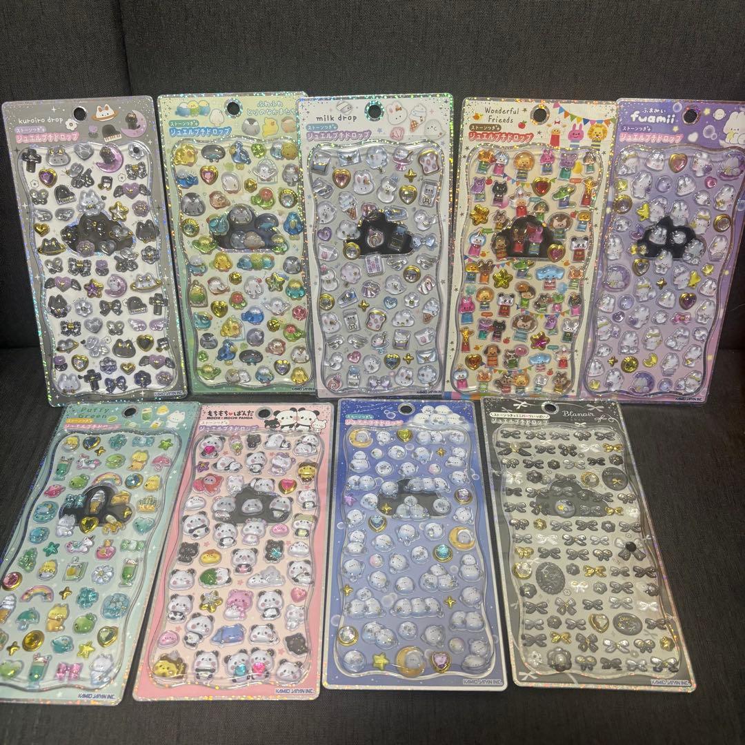 ジュエルプチドロップステッカー　オリジナル　9枚セット　国内正規品