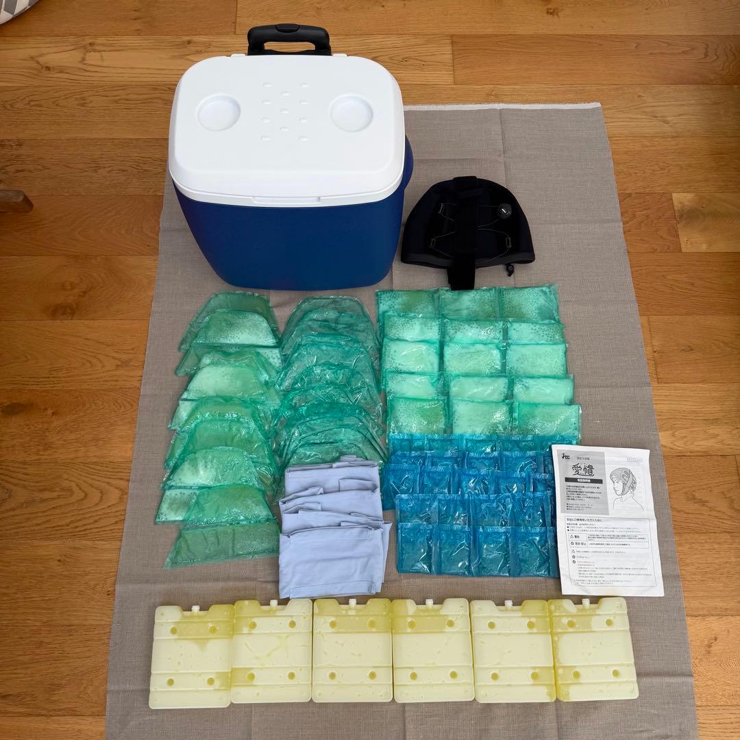 【お値下げしました】愛帽アイスジャパン社頭皮冷却セット¥48000→¥42000