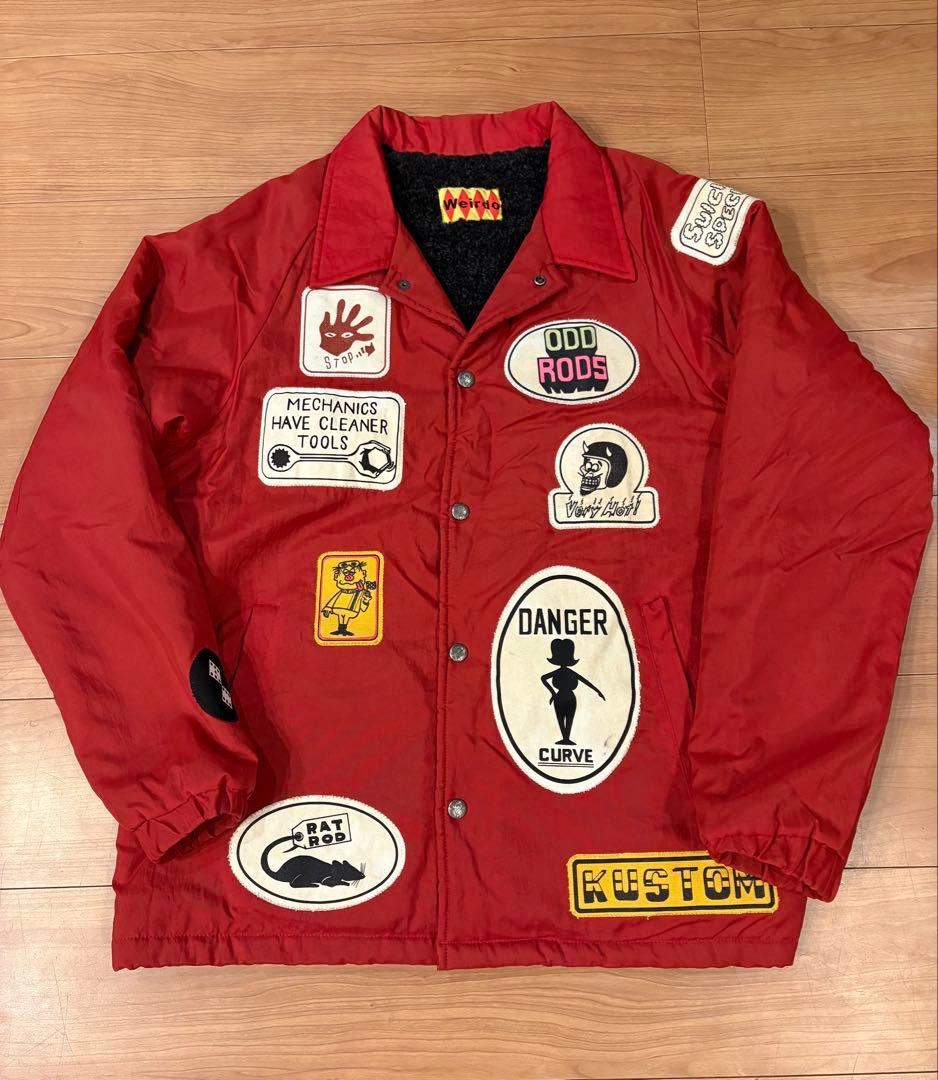 Weirdo 赤 コーチジャケット Mサイズ